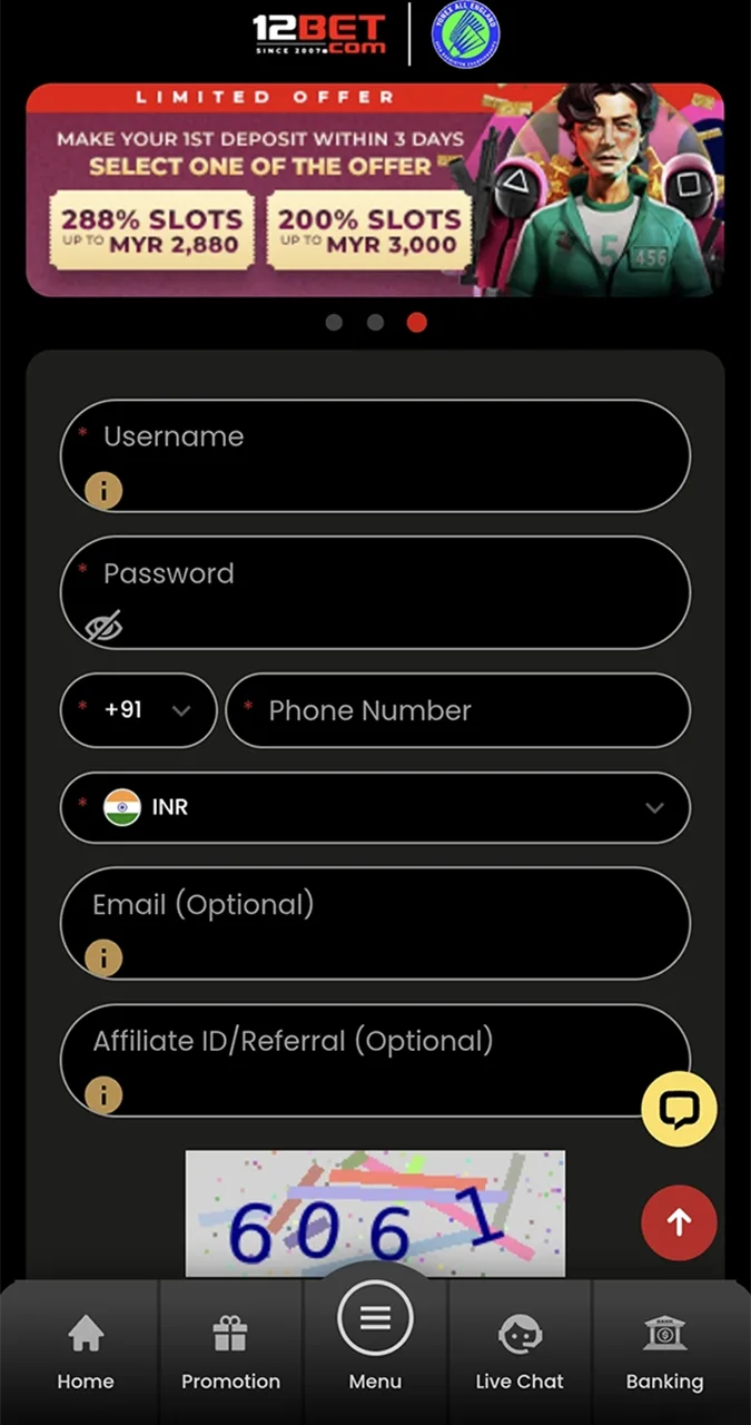 12Bet ऐप इंस्टॉल करें और अभी हजारों खिलाड़ियों से जुड़ें।
